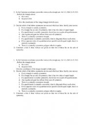 English Worksheet: Reflections