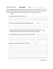 English Worksheet: Automobile Leasing