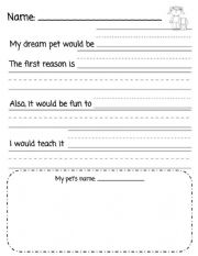 Dream pet writing prompt