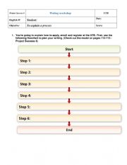 English Worksheet: writing workshop for intermediate studetns