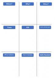 English Worksheet: Lotus diagram of a Doctor