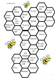 English Worksheet: Honey Combs