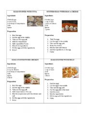 English Worksheet: ingredients