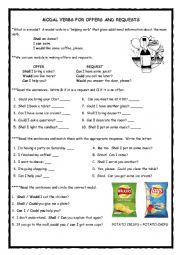 English Worksheet: Requests and Offers Worksheet