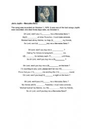 English Worksheet: Janice Joplin