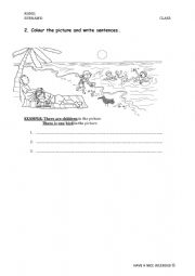 English Worksheet: There is / There are worksheet