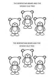 English Worksheet: The Berenstain Bears and the spooky old tree