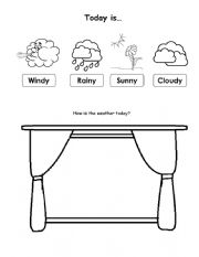 English Worksheet: The Weather