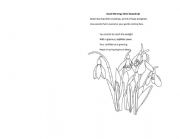 English Worksheet: Spring Flowers Coloring Book