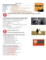 English Worksheet: Song Listening Activity: Rude by MAGIC!