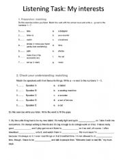 English Worksheet: worksheet