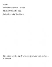 English Worksheet: close the tap