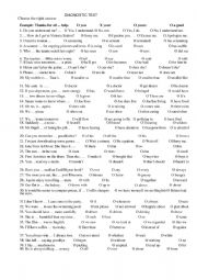 English Worksheet: Grammar 