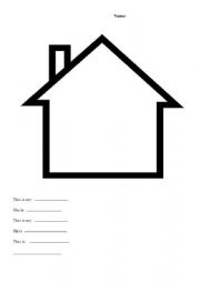 English Worksheet: Draw my family worksheet