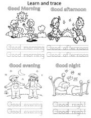 Parts of the day - ESL worksheet by joanica