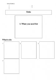 English Worksheet: Instruction