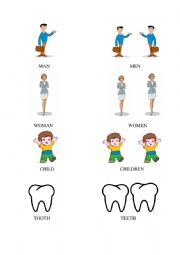 English Worksheet: plurals