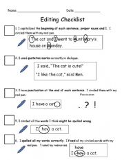 Editing Checklist