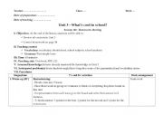 English Worksheet: LESSON PLAN