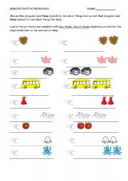 English Worksheet: Am IS Are