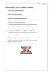 English Worksheet: X Factor winners