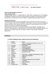 English Worksheet: Scary story