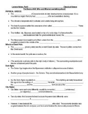 Ancient Greek Notes Introduction - ESL worksheet by jtsprung