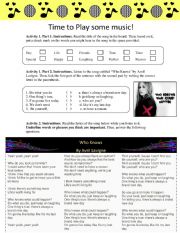 English Worksheet: Listening Activity 