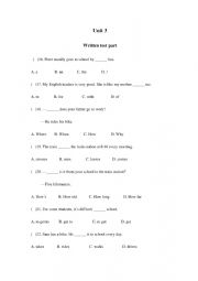 English Worksheet: Testing expressions about means of transport, distance and time.