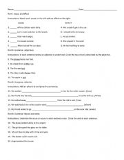 English Worksheet: Grammar