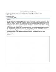 English Worksheet: Email Practice 