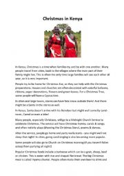 Christmas in Kenya