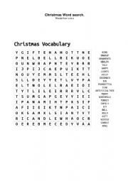 Christmas Vocabulary