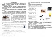 English Worksheet: Great Inventions