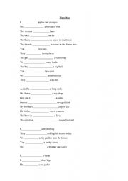 English Worksheet: Have has