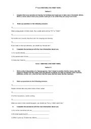 English Worksheet: WRITING 