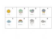 English Worksheet: Weather kaboom