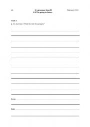 English Worksheet: Grammar Time