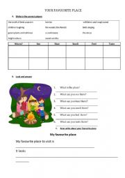 English Worksheet: descriptive writing 