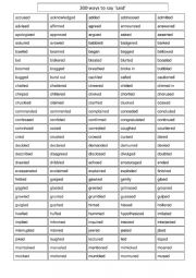 200 ways to say 