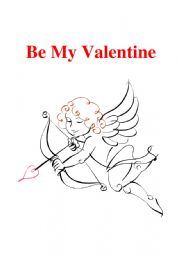 English Worksheet: be my valentine