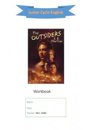 English Worksheet: The Outsiders Workbook