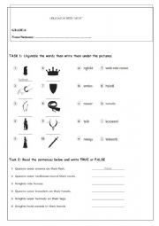 English Worksheet: must