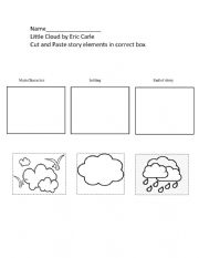 English Worksheet: Little CLoud