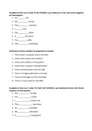 English Worksheet: TO HAVE