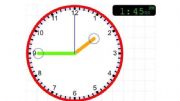 English Worksheet: Training with clocks