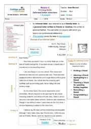 Letter�s Structure Worksheet