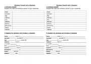 English Worksheet: introduction