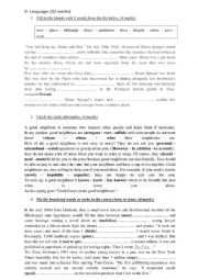English Worksheet: Mid-term exam 1st form