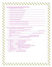 English Worksheet: Relative pronouns,could & be able to,quantifiers